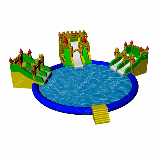 High quality inflatable New swim ring inflatable water park river clear 48