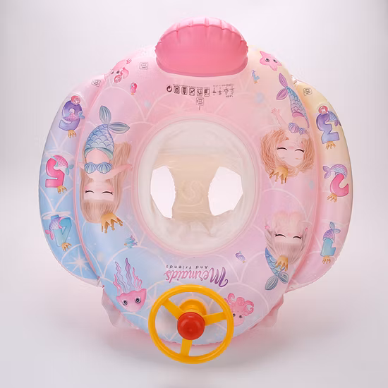 Swimming Ring Inflatable Baby Water Seat Ring Pool Float for Kids Ages 3 Months-3 Years Wyz19628