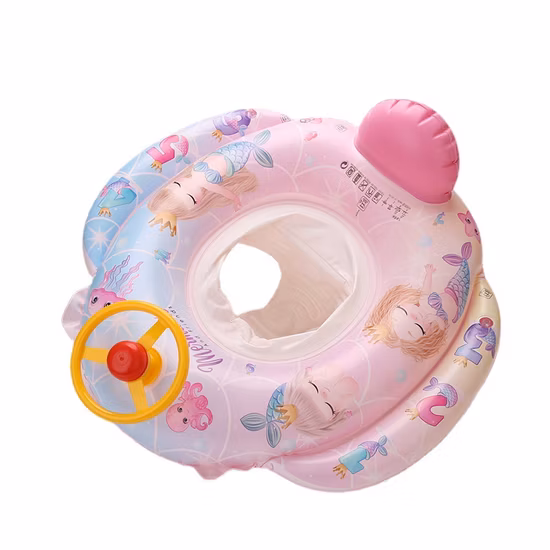 Swimming Ring Inflatable Baby Water Seat Ring Pool Float for Kids Ages 3 Months-3 Years Wyz19628