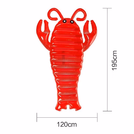 Creative Inflatable Lobster Shape Float, Adult Water Lounger Inflatable Pool Floats Bl20938