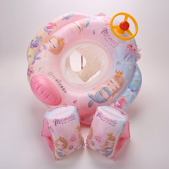 Swimming Ring Inflatable Baby Water Seat Ring Pool Float for Kids Ages 3 Months