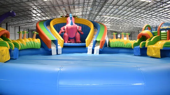 Outdoor Commercial Kids/Adults PVC Inflatable Swimming Octopus Water Pool with Slides