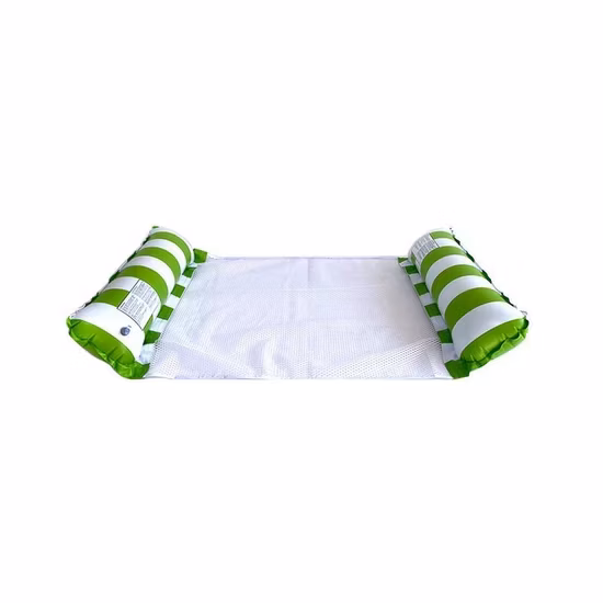 Inflatable Water Hammock Floating Bed Chair Air Mattress Pool Lounger
