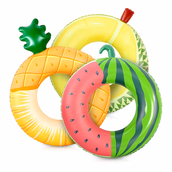 Inflatable Pool Floats Pool Floats Swimming Ring Fruit Swim Tubes Rings
